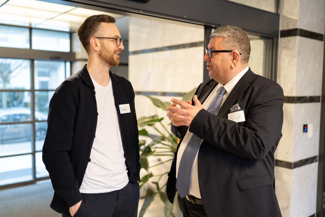 Borut Zemljic en conversation à The Ventures à Zurich